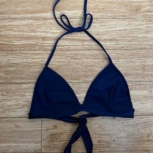 American apparel navy bikini top